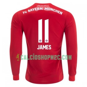 Bayern Monaco James Rodriguez 11 Maglia Prima 2019/2020 Manica Lunga
